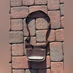 Vintage Coach Janice Legacy Shoulder Bag Brown Leather 9950